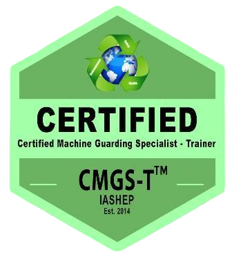 Certified Machine Guarding Specialist - Trainer (CMGS - Trainer) Badge